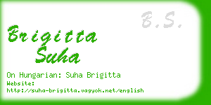 brigitta suha business card